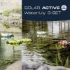 FIAP 3206-5 SOLAR ACTIVE WaterLily 3er SET solární dekorativní osvětlení sada 3 ks LED pevně vestavěné LED bílá, žlutá, červená