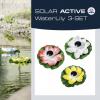 FIAP 3206-5 SOLAR ACTIVE WaterLily 3er SET solární dekorativní osvětlení sada 3 ks LED pevně vestavěné LED bílá, žlutá, červená