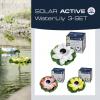 FIAP 3206-5 SOLAR ACTIVE WaterLily 3er SET solární dekorativní osvětlení sada 3 ks LED pevně vestavěné LED bílá, žlutá, červená