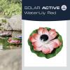 FIAP 3206-4 SOLAR ACTIVE WaterLily Red solární dekorativní osvětlení květina LED pevně vestavěné LED červená