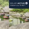 FIAP 3206-6 SOLAR ACTIVE WaterLily 5er SET solární dekorativní osvětlení květina sada 5 ks LED pevně vestavěné LED bílá, žlutá, červená, růžová, fialová