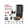 GoSmart dávkovač krmiva EMOS H6004 Pet Care s kamerou, 4 l, černý, Wi-Fi