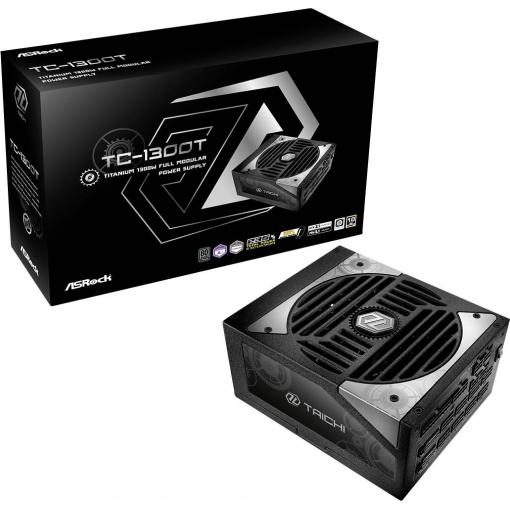 ASRock 90-UXT130-TFEAAB PC síťový zdroj 1300 W ATX 80 PLUS® Titanium