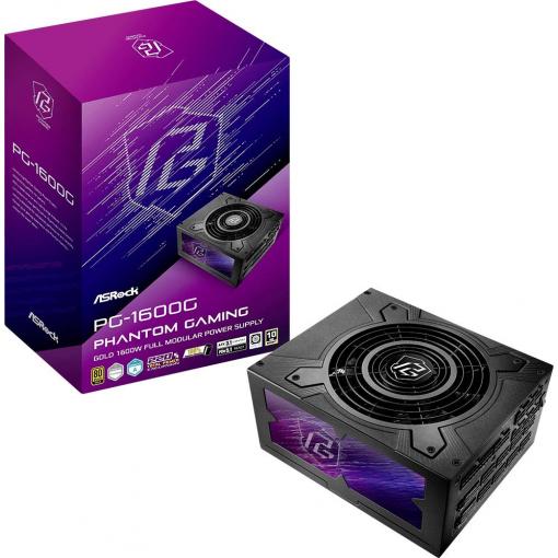 ASRock Phantom Gaming PG-1600G PC síťový zdroj 1600 W ATX 80 PLUS® Gold