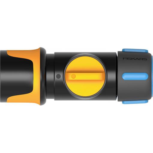 Fiskars 1027086 hadicová přípojka 13 mm (1/2) - 15 mm (5/8) s regulačním ventilem