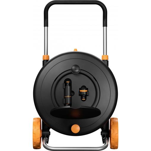 Fiskars 1071639 Comfort Waterwheel Vozík na hadici 13 mm 21.5 m 1/2 palce 1 ks černá, oranžová