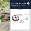 FIAP 3206-1 SOLAR ACTIVE WaterLily Pink solární dekorativní osvětlení LED pevně vestavěné LED růžová