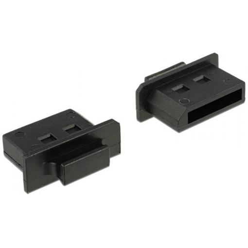 Delock 64025 ochranná krytka černá 1 ks