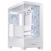 Asus 90DC00R3-B19000 midi tower PC skříň bílá