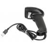 Manhattan 2D LED-Barcodescanner 320mm Scanreichweite integriertes 1,4m USB-A-Kabel schwarz skener 2D čárového kódu kabelové 1D, 2D LED černá ruční USB-A