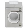 Manhattan Design tool-less per una facile terminazione in placche a muro standard modulární spojka Keystone CAT 6A 1 ks