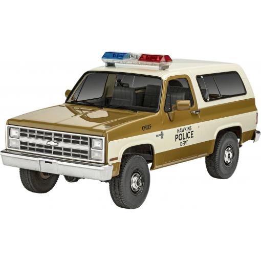 Revell 07724 Stranger Things Jim Hopper´s Chevy® Blazer K5™ model auta, stavebnice 1:25