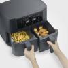 Severin FR 2463 horkovzdušná fritéza, 8 l, 2600 W, funkce časovače, s displejem, černá
