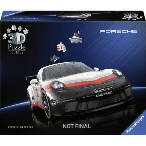 Ravensburger 3D Puzzle Iconics: Porsche 911 GT3 Cup 12008039 Ravensburger 12008039, 108 Stück(e), Fahrzeuge, 8 Jahr(e) 1 ks