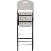 Perel bar stool polyetylén, ocel bílá