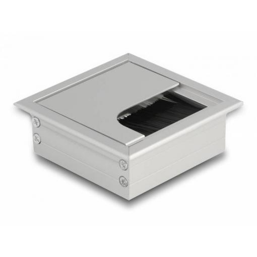Delock 66860 kabelová průchodka hliník stříbrná 1 ks