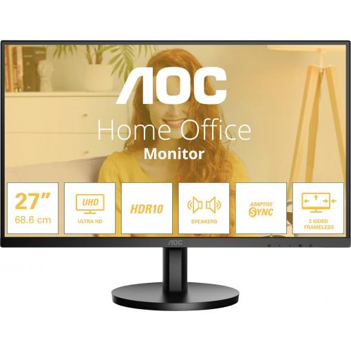 AOC U27B3A LCD monitor 68.6 cm (27 palec)3840 x 2160 Pixel, 16:9, 4 ms, IPS LCD