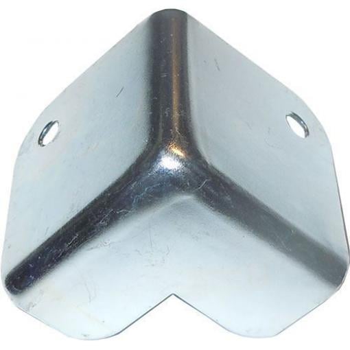 Kovový roh na reprobox 40 × 40 × 40 mm, niklovaný