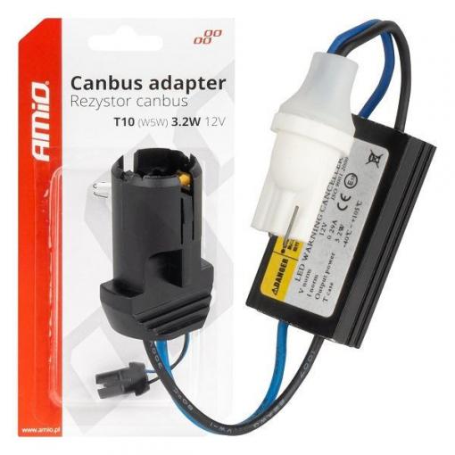 CANBUS rezistor pro LED žárovky T10 W5W, 12 V / 3,2 W, AMIO