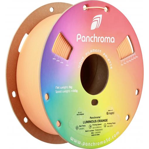 Polymaker CA02033 Panchroma™ Luminous vlákno pro 3D tiskárny PLA plast s odleskem 1.75 mm 1000 g oranžová 1 ks