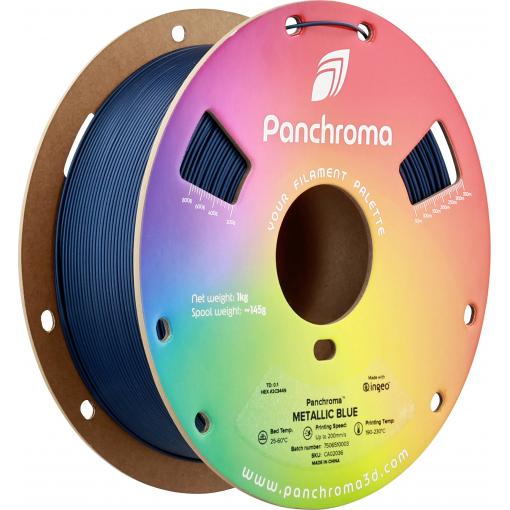 Polymaker CA02036 Panchroma™ Metallic vlákno pro 3D tiskárny PLA plast Vícebarevné 1.75 mm 1000 g modrá, modrá, metalická 1 ks