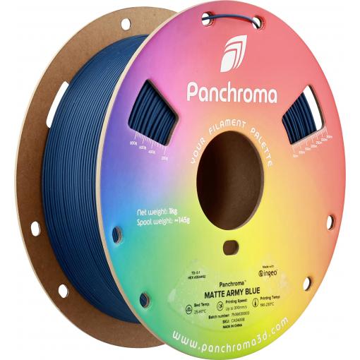 Polymaker CA04008 Panchroma™ Matte vlákno pro 3D tiskárny PLA plast Matná, Nižší obsah plastů 1.75 mm 1000 g Vojenská modrá 1 ks