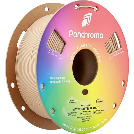 Polymaker CA04034 Panchroma™ Matte vlákno pro 3D tiskárny PLA plast Matná, Nízká hustota 1.75 mm 1000 g Pastel Peanut, Arašídová hnědá 1 ks