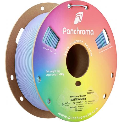 Polymaker CA04058 Panchroma™ Gradient Matte vlákno pro 3D tiskárny PLA plast Vícebarevné 1.75 mm 1000 g Zima, modrá, fialová 1 ks