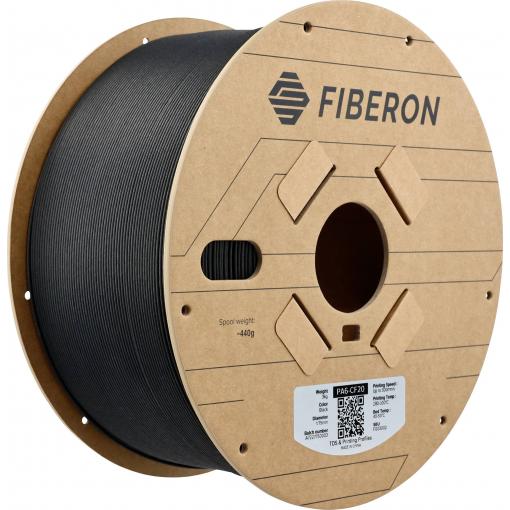Polymaker FG03002 Fiberon™ PA6-CF20 vlákno pro 3D tiskárny PA6-CF Vyztuženo uhlíkovými vlákny 1.75 mm 3000 g černá 1 ks