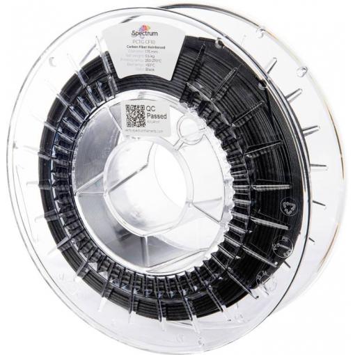 Spectrum Filaments 80727 PCTG CF10 vlákno pro 3D tiskárny PCTG+CF Vyztuženo uhlíkovými vlákny, Vysoká tuhost, Vysoká pevnost v tahu, chemicky odolné, Matná
