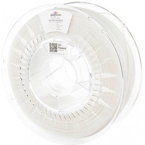Spectrum Filaments 80718 PCTG GF10 vlákno pro 3D tiskárny PCTG+GF Zesílena skelnými vlákny, Vysoká tuhost, Vysoká pevnost v tahu, chemicky odolné 1.75 mm 1000