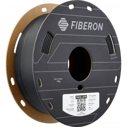 Polymaker FG07001 Fiberon™ PA612-CF15 vlákno pro 3D tiskárny PA612-CF Vyztuženo uhlíkovými vlákny 1.75 mm 500 g černá 1 ks