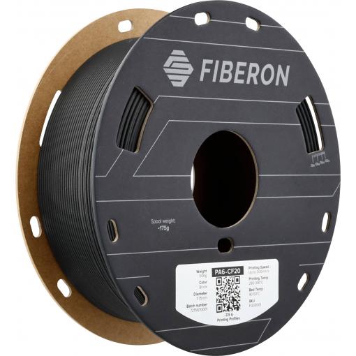 Polymaker FG03001 Fiberon™ PA6-CF20 vlákno pro 3D tiskárny PA6-CF Vyztuženo uhlíkovými vlákny, Žáruvzdorné, Bez prodlevy 1.75 mm 500 g černá 1 ks