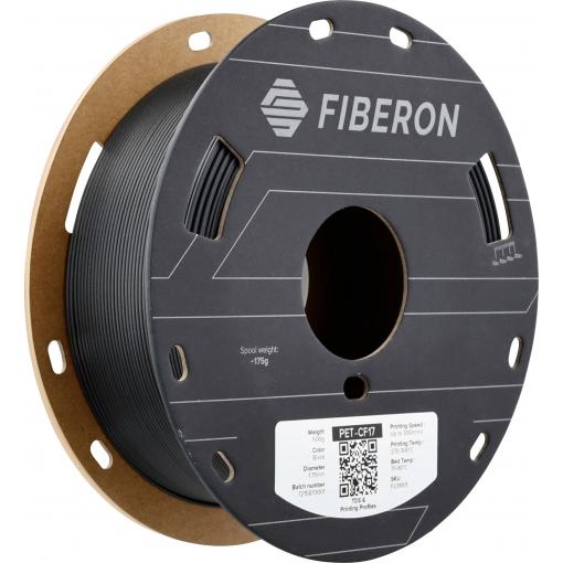 Polymaker FL01001 Fiberon™ PET-CF17 vlákno pro 3D tiskárny PET-CF Vyztuženo uhlíkovými vlákny, Vysoká tuhost, Odolnost proti tečení 1.75 mm 500 g černá 1 ks