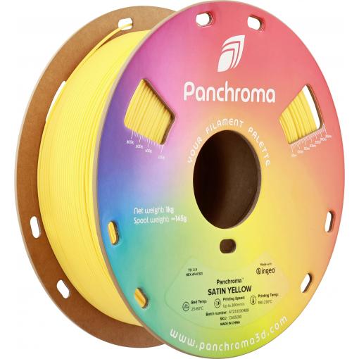 Polymaker CA05010 Panchroma™ Satin vlákno pro 3D tiskárny PLA plast Hlazený, Vysoká tuhost 1.75 mm 1000 g žlutá 1 ks