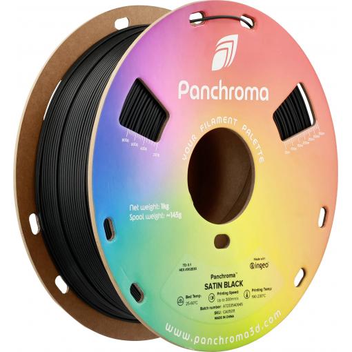 Polymaker CA05011 Panchroma™ Satin vlákno pro 3D tiskárny PLA plast Hlazený, Vysoká tuhost 1.75 mm 1000 g černá 1 ks