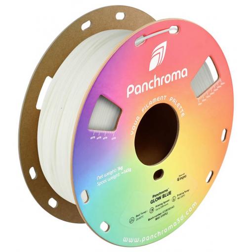 Polymaker CA02029 Panchroma™ Glow vlákno pro 3D tiskárny PLA plast s odleskem, Střídání barev 1.75 mm 1000 g Glow Blue, Glow, modrá, modrá 1 ks