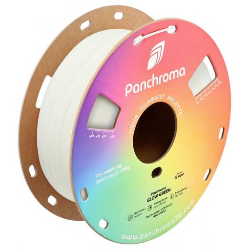Polymaker CA02030 Panchroma™ Glow vlákno pro 3D tiskárny PLA plast s odleskem, Střídání barev 1.75 mm 1000 g zářivě zelená 1 ks