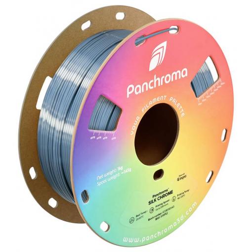 Polymaker CA03005 Panchroma™ Silk vlákno pro 3D tiskárny PLA plast Hedvábně lesklé 1.75 mm 1000 g Chrome 1 ks