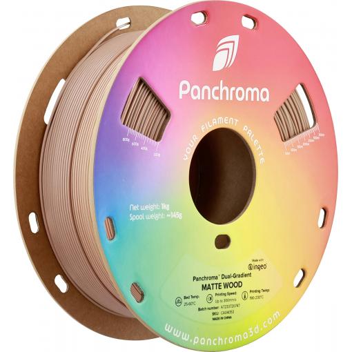 Polymaker CA04053 Panchroma™ Gradient Matte vlákno pro 3D tiskárny PLA plast Vícebarevné, Střídání barev 1.75 mm 1000 g Wood, hnědá, béžová 1 ks