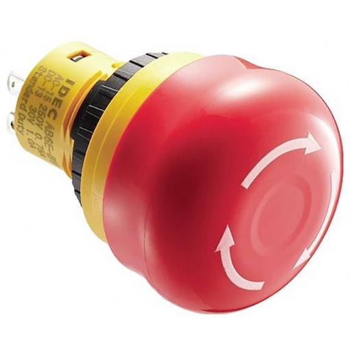 Idec AB6E Series, AB6E-3BV01PTRM nouzový vypínač, 250 V, 1 ks