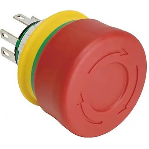 Idec Short Body E-stop, XA1E-BV3SG12R nouzový vypínač, 250 V, 1 ks