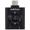 Renkforce USB-C®, audio adaptér [1x USB-C® zástrčka - 1x Mikrofon (konektor 3,5 mm), Sluchátka (konektor 3,5 mm)] RF-SGA-171
