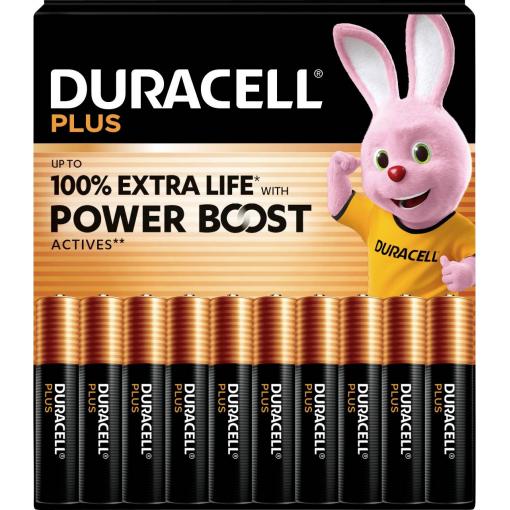 Duracell Plus Power Boost mikrotužková baterie AAA alkalicko-manganová 1.5 V 40 ks