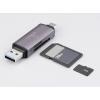 Renkforce RF-CR-200 externí čtečka paměťových karet USB-A, USB-C® tmavě šedá