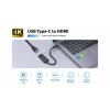 Renkforce RF-6700428 USB-C® / HDMI adaptér [1x USB-C® zástrčka - 1x HDMI zásuvka] černá 15 cm