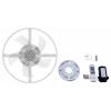 Westinghouse stropní ventilátor 20 W (Ø x v) 500 mm x 165 mm bílá s časovačem, s dálkovým ovládáním, s osvětlením, vyměnitelné lopatky, s volitelným ambientním
