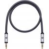 jack audio kabel [1x jack zástrčka 3,5 mm - 1x jack zástrčka 3,5 mm] 5.00 m černá pozlacené kontakty Oehlbach i-Connect J-35