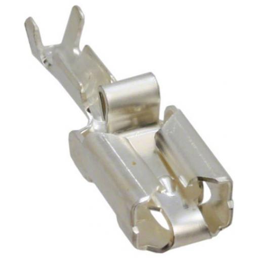 TE Connectivity 160773-3 faston zásuvka odolný proti vibracím Šířka zástrčky: 6.35 mm Tloušťka konektoru: 0.81 mm 180 ° bez izolace stříbrná 1 ks