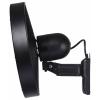 Sygonix SY-6661434 nástěnný ventilátor 50 W (Ø x v) 45 cm x 45.5 cm černá s dálkovým ovládáním, otočný, s časovačem, natáčecí